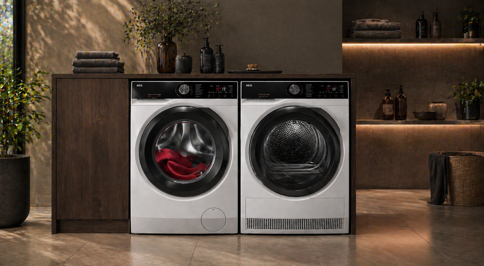 wassen en drogen